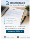 Approved ARQS resume optimization artwork